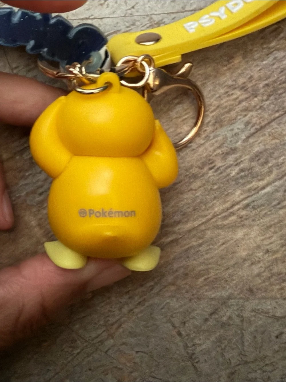 Pokemon Psyduck Yellow Keychain Charm